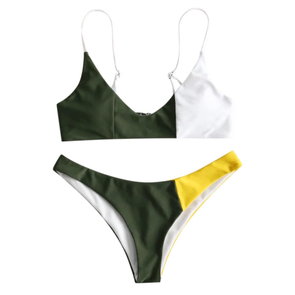 Color Block Bikini Set - Picture 5 of 5